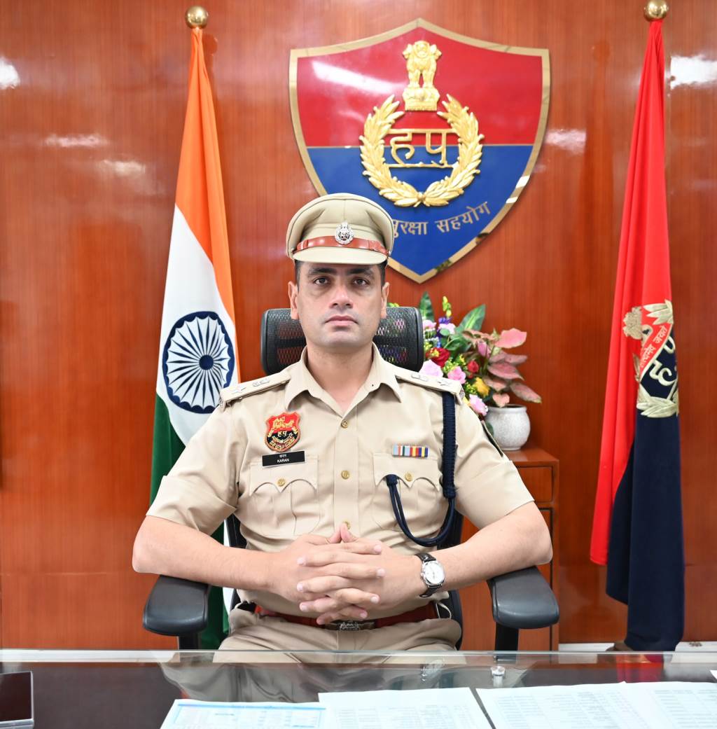 करनाल पुलिस को नया नेतृत्व आईपीएस करन गोयल ने संभाला पुलिस अधीक्षक का कार्यभार